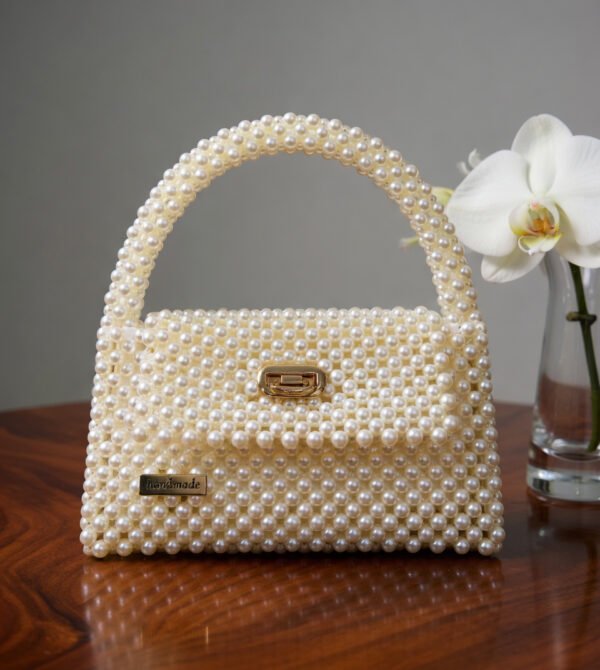 the aura pearl bangle minaudière