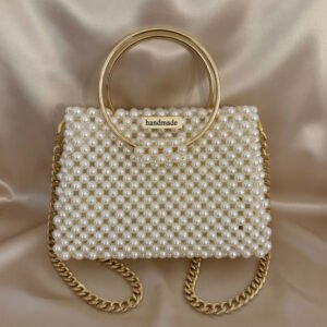 the aurelia pearl top handle bag