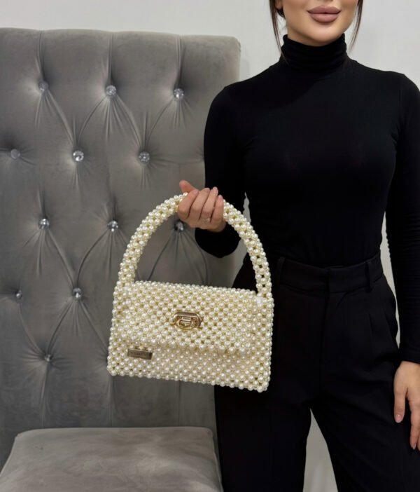 the aurelia pearl top handle bag